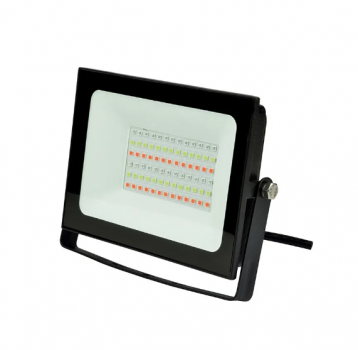Uniel прожектор св/д RGB с пультом 50W(3400lm 120") ULF-F60-50W/RGB IP65 200-240В BLACK