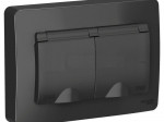 Розетка 2-м СП Blanca 16А IP44 250В с заземл. защ. шторки с крышкой антрацит SchE BLNRS441126 Розетка 2-м СП Blanca 16А IP44 250В с заземл. защ. шторки с крышкой антрацит SchE BLNRS441126