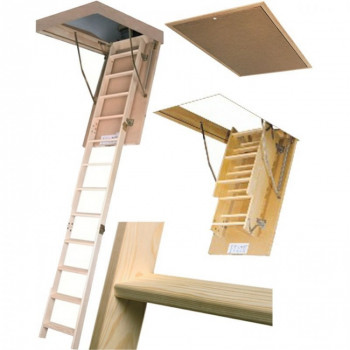 Лестница деревянная чердачная FAKRO LWS 70*120/280