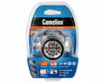 Camelion фонарь налобный LED5312-14F4 (3xR03 в компл.) 14св/д 1.2W (35lm),метал./пластик,4 реж,ВL
