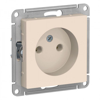 Механизм розетки 1-м СП AtlasDesign 16А IP20 без заземл. бежевый. SchE Механизм розетки 1-м СП AtlasDesign 16А IP20 без заземл. бежевый. SchE
