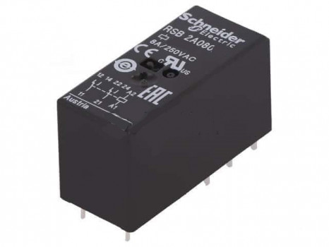 Реле интерфейс. 2ПК 220V АС SchE RSB2A080M7 Реле интерфейс. 2ПК 220V АС SchE RSB2A080M7
