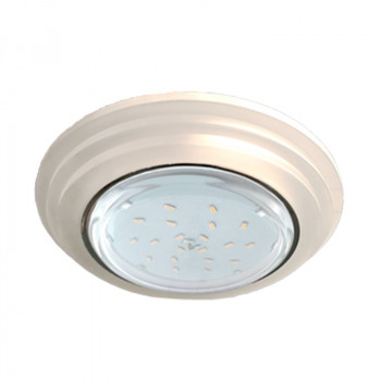 Ecola GX53 Н4 LD5314 св-к Стекло Круг со ступеньками подсветка 4К Хром-мат 38x120 SL53RSECH