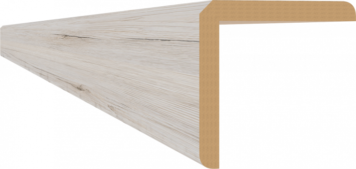 Угол складной МДФ STELLA Classic Light Дуб Санремо Серый 24x24x2700мм