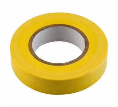 Изолента ПВХ 15x10 желтая