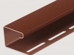 J-ПЛАНКА (trim) красно-корич Т-15 -3.0м