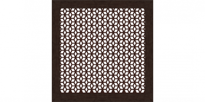 Экран для радиатора 60x60 см Илона венге