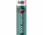 Клей-пена KUDO PROFF 28+ всесезонный д/строительных блоков и кирпича 1000мл (12шт) KUPP10UABL