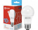 Лампа светодиодная LED-A60-VC 10Вт 230В Е27 6500К 900Лм IN НОМЕ
