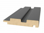 Профиль Финиш МДФ Stella Beats De Luxe Black Lead 2700x77x16 Профиль Финиш МДФ Stella Beats De Luxe Black Lead 2700x77x16