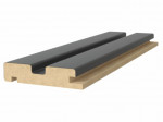 Профиль Старт МДФ Stella Beats De Luxe Black Lead 2700x66,5x16 Профиль Старт МДФ Stella Beats De Luxe Black Lead 2700x66,5x16
