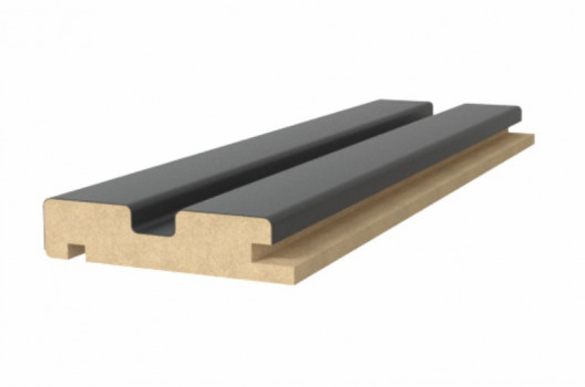 Профиль Старт МДФ Stella Beats De Luxe Black Lead 2700x66,5x16 Профиль Старт МДФ Stella Beats De Luxe Black Lead 2700x66,5x16