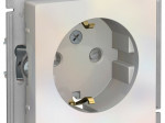Механизм розетки 1-м СП AtlasDesign 16А IP20 с заземл. жемчуж. SchE ATN000443