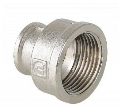 Муфта 1/2"х3/8" никелированная