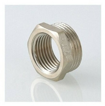 Переход-футорка 1 1/4"х3/4" н-в никелированная