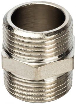 Ниппель 1/2" никелированный