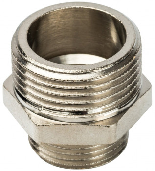Ниппель 1 1/2"х 1" никелированный