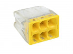 Клемма СМК 2273-246 (с пастой) 6 отверстий 0.5-2.5кв.мм (уп.50шт) PROxima EKF plc-smk-2273-246 Клемма СМК 2273-246 (с пастой) 6 отверстий 0.5-2.5кв.мм (уп.50шт) PROxima EKF plc-smk-2273-246