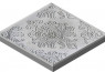 ТРОТ. ПЛИТКА БАРОККО 300*300*30 серая 1м2-11шт 5,3кг
