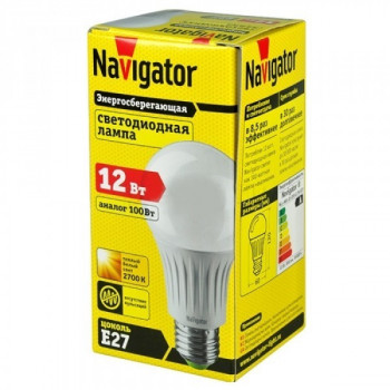 Лампа светодиодная 71 296 NLL-A60-12-230-2.7K-E27 (Standard) 12Вт грушевидная 2700К тепл. бел. Е27 9 Лампа светодиодная 71 296 NLL-A60-12-230-2.7K-E27 (Standard) 12Вт грушевидная 2700К тепл. бел. Е27 9