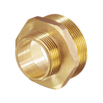 Ниппель переходной 40*32 (1 1/2"х1 1/4") наружная резьба TIM SM065 Ниппель переходной 40*32 (1 1/2"х1 1/4") наружная резьба TIM SM065
