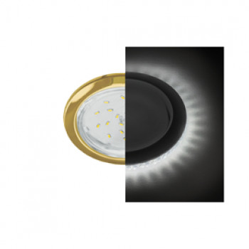 Ecola GX53 Н4 LD5300 св-к Круг подсветка 4К Золото 48x106 SG53LDEFB