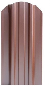 ЕВРОШТАКЕТНИК  высота 1,7м шоколад коричневый 8017