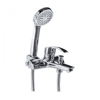 Смеситель для ванны DORON DB 2252-12L, шаровый, хром, излив короткий, лейка 1 режим Смеситель для ванны DORON DB 2252-12L, шаровый, хром, излив короткий, лейка 1 режим