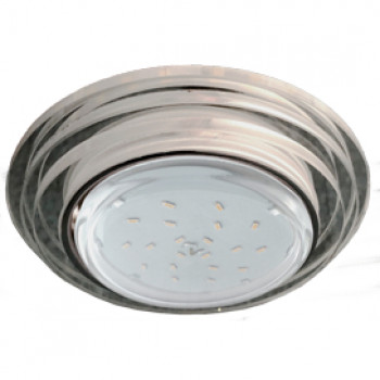 Ecola GX53 Н4 LD5314 св-к Стекло Круг со ступен.подсветка 4К Хром-хром зерк. 38x120 SM53RSECH