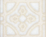 Керамическая вставка 9,9x9,9 Амальфи орнамент белый (1-й сорт) STG\B406\1266