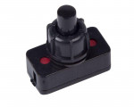 Выключатель-кнопка 250V 1А (2с) ON-OFF черный (для настольной лампы) REXANT 36-3011