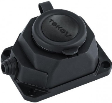 Колодка удлинителя 1-м 16А с заземл. каучук TOKOV ELECTRIC TKE-C05-KK1-Z
