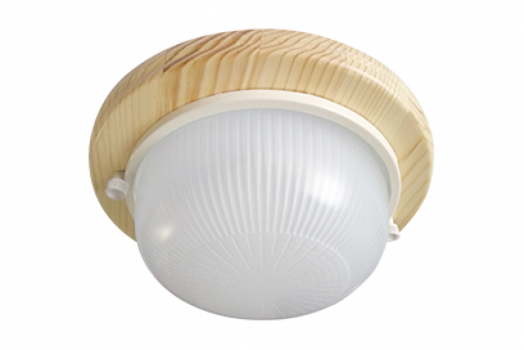 Ecola св-к накладной 1xGX53 дерево Клен Круг 220x84 матовый IP65 НБО-03-60-011 TP53R1ECA