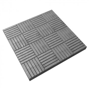 ТРОТ. ПЛИТКА ПАРКЕТ 300*300*30 серая 1м2 11шт. 5,3кг
