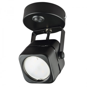 Fametto SOTTO св-к накладной под лампу GU10 (max 35W) 80x98x120 металл/черн OLC-S613 GU10/B BLACK