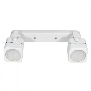 Fametto SOTTO св-к накладной под лампу 2xGU10 (max 35W) 280x80x120 металл/бел DLC-S613 GU10x2 WHITE