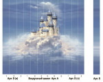Панно Воздушный замок арт. А 0,75*2,7*0,01м (3 эл.) правое