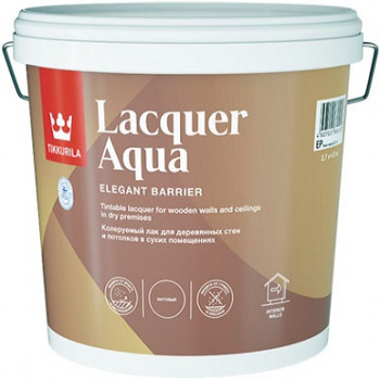Лак интерьерный LACQUER AQUA ЕР п/гл 2,7л